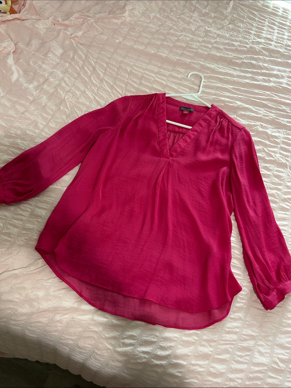 Vice Camuto Polyester Top in Magenta